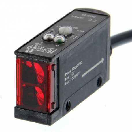 OMRON E3S-AT31-D 2M E3S-AT31-D 2M E3S 3030G E3SAT31D2M OMRON Plastic cc 3h Barrier 7m Horiz. PNP. Receiver